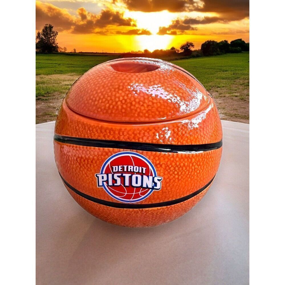 2000’s Collectible Detroit Pistons Cookie Jar 50th Season Anniversary